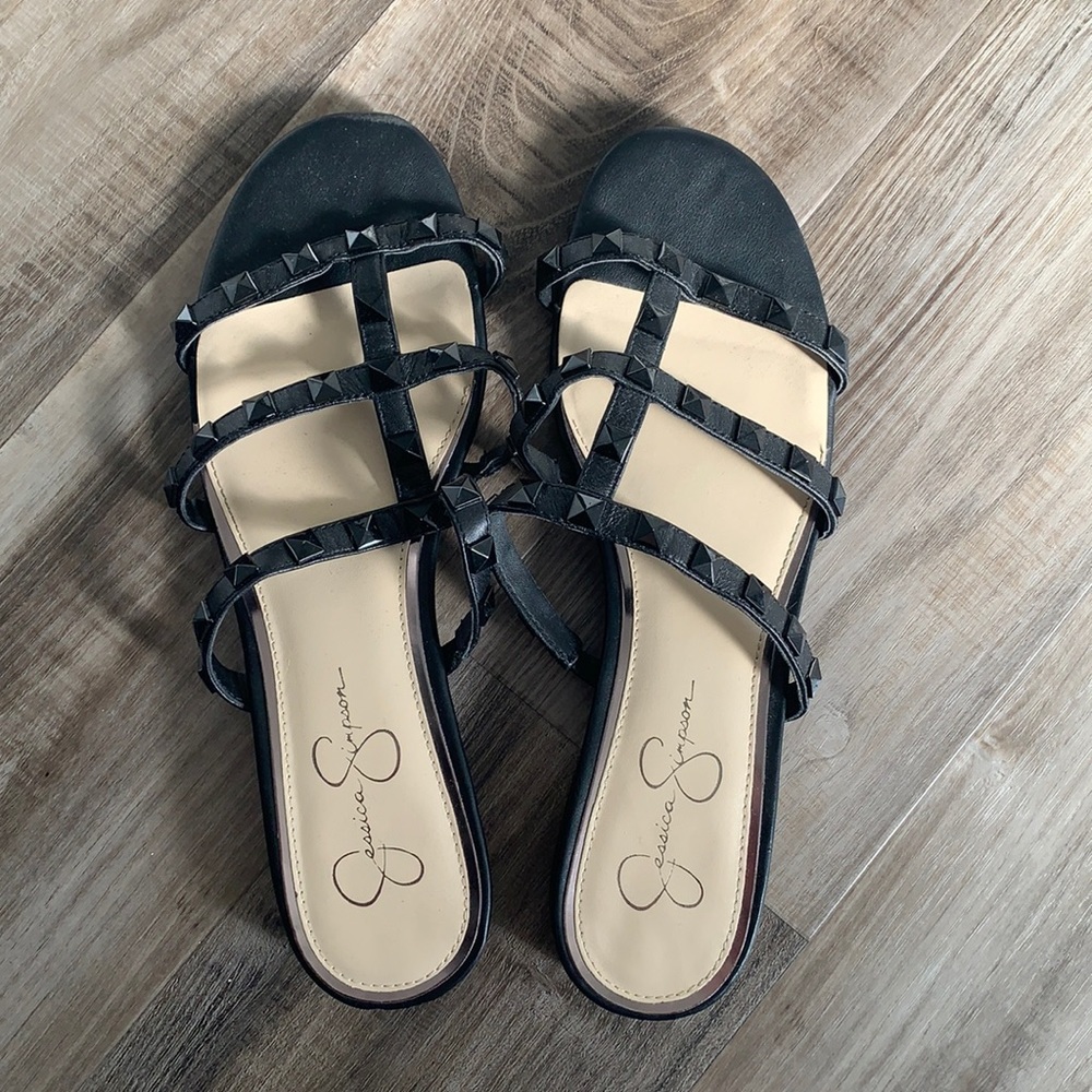 Jessica Simpson black sandals